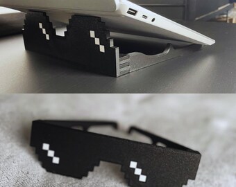 Ergonomic Laptop Stand | Laptop Holder | Laptop Riser | Thug life Style | functional, foldable and magnetic laptop stand
