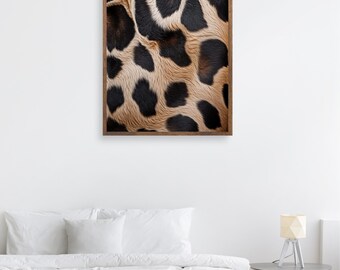 Leopard Print, Leopard Printable Wall Art, Animal Print Poster, Boho Home Decor, Eclectic Home Decor, Jungle Wildlife Art Print, Animals