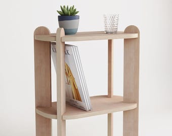 Scandinavian Side Table Cnc Files, Digital Furniture Plans, Midcentury Modern Plywood Furniture Bedside Table Woodworking Plans, dxf dwg pdf