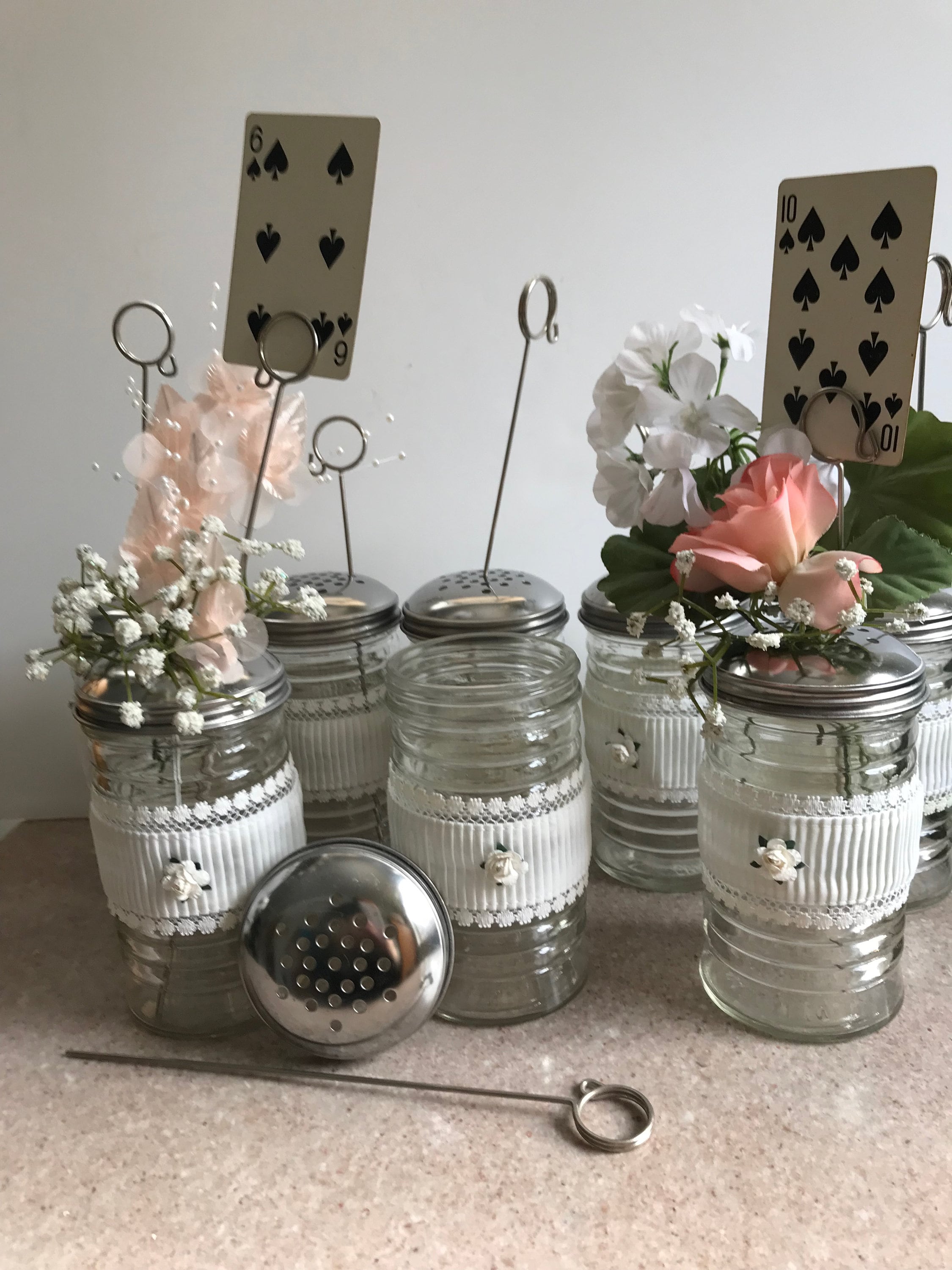 silver tops for wedding