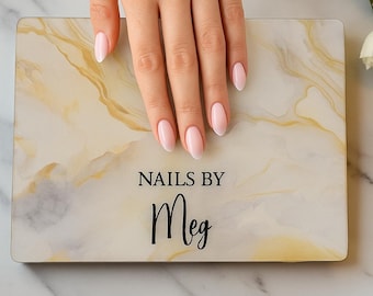 Personalized Nailfie Plaque: Acrylic Nail Tech Advertising Prop