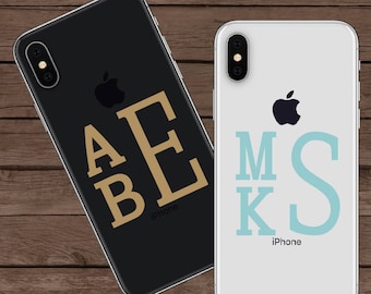 Stacked Monogram decal, Phone sticker, Laptop decal, Stand Mixer monogram, accessory, Three letter monogram, 3 letter decal, vinyl lettering