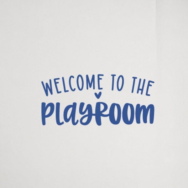 Playroom Wall Decal Etsy