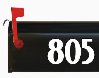 Personalized Mailbox Decal, Home Address Numbers, Vinyl for Mailbox