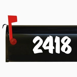 Personalized Mailbox Address | House Numbers decal | Address vinyl lettering | Mailbox Numbers sticker | Numbers for Mailbox | curb appeal