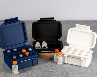 Insulin Storage Case for 10ml Vials | Space Saving Insulin Protection Case | Durable Design | Multiple Sizes and Colors | Designed By Doctor