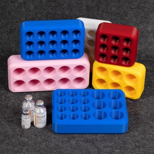 Insulin Vial Organizer: 3ml 10ml 30ml, Eco-Friendly PLA Plastic