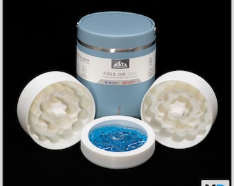 Peptide Cold Storage For 3ml vials | Hydrapeak Insert | GLP-1 Peptide Hormone Travel Storage | Includes Ice Packs