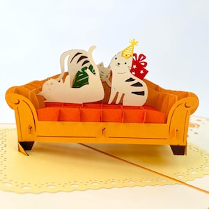 Pet Paw-tee WOWPOP Card – 3D Birthday Pop-Up| Handmade Pet Party Greeting Card | Funny Animal Card for Dog & Cat Lovers
