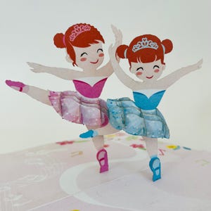 Karta Dance of Joy WOWPOP, karta 3D Pop Up Urodziny, rocznica, gratulacje, codziennie, przyjaźń, dziecko, miłość, taniec, dzień ojca, 5x7"