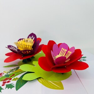 Tarjeta WOWPOP Blooming Magic, tarjeta 3D desplegable para cumpleaños, aniversario, felicitaciones, para todos los días, para mascotas, San Valentín, agradecimiento, amor, 12,7 x 18,8 cm