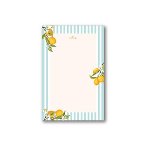 MINI MOVES NOTEPAD, 70 arkuszy, 4,25 x 6,5 cala, żółte cytrynowe bloczki memo, niebieski notatnik, cytrynowy notatnik, pomysł na prezent, prezent dla niej, artykuły biurowe