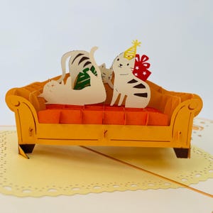Pet Paw-tee WOWPOP CARD, 3D Pop Up Card Urodziny, Rocznica, Gratulacje, Podziękowania, Codziennie, Miłość, Miłość do zwierząt, Miłość do zwierząt 5x7"