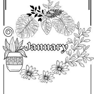 January Journal - Customizable