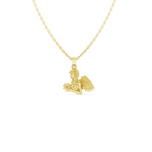 Colar do Zodíaco de Virgem - Pingente de Virgem em Prata Esterlina - Pingente de Virgem Banhado a Ouro 18K - Joias Astrológicas Feitas à Mão - Presente de Virgem