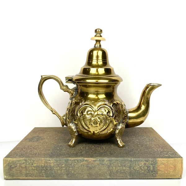 Moroccan Brass Teapot Etsy