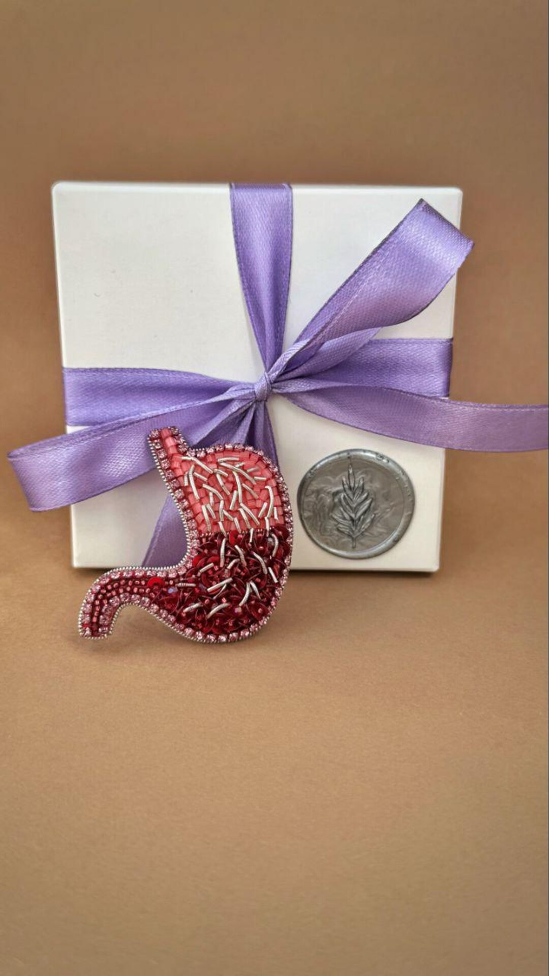 Digestive Key Ring Anatomical Stomach Brooch for Gastroenterologist, Handmade Medical ...