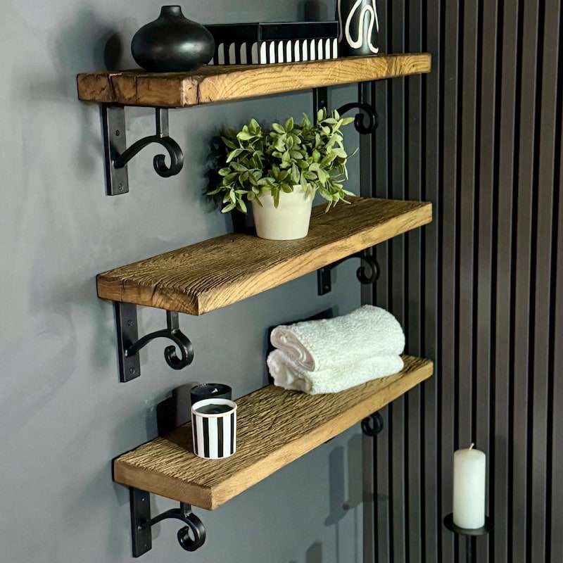 Bathroom Wall Shelf - Etsy