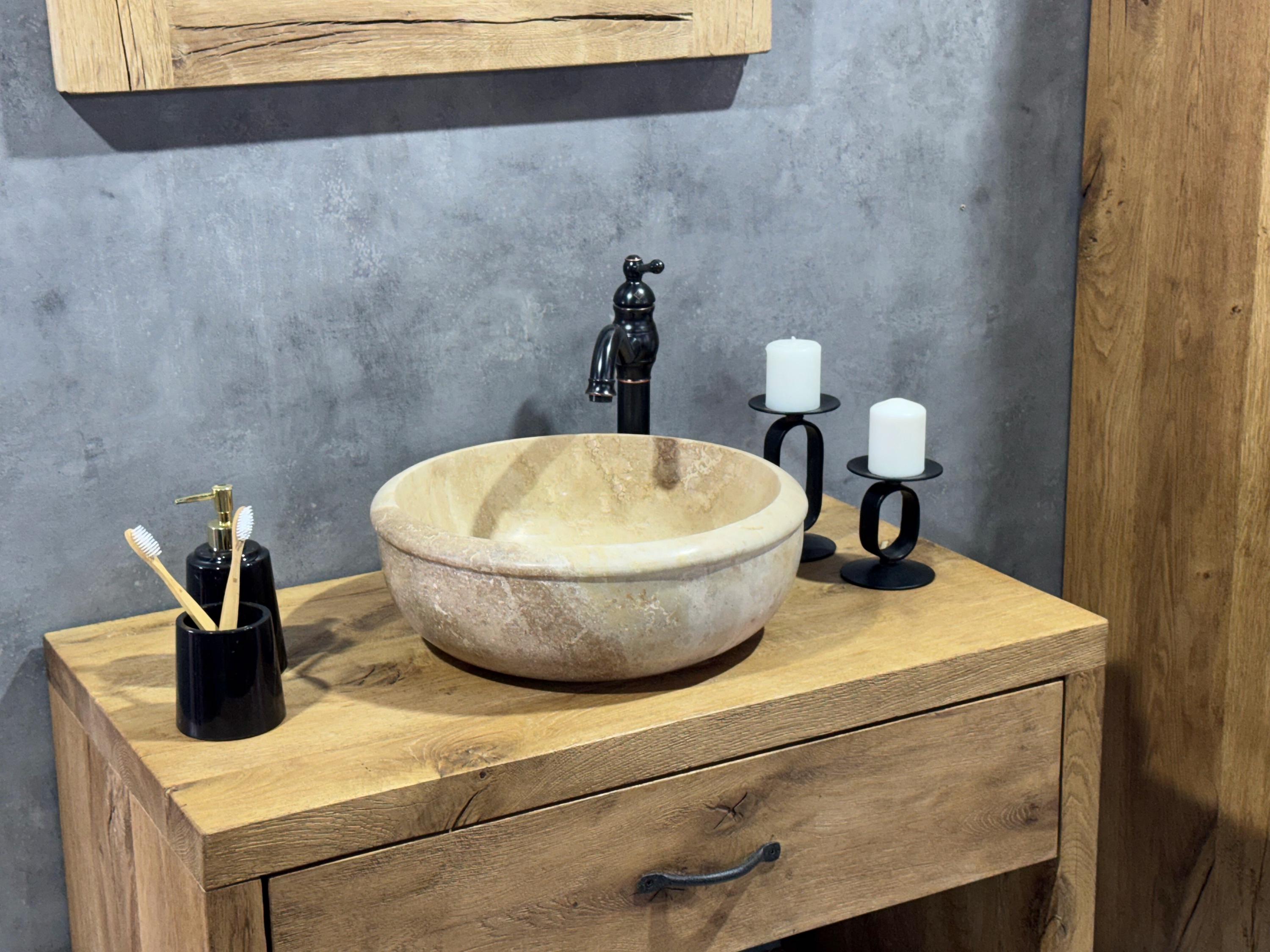 Bathroom Sink Basin for Wooden Vanity, Rustic Farmhouse Decorative ...
