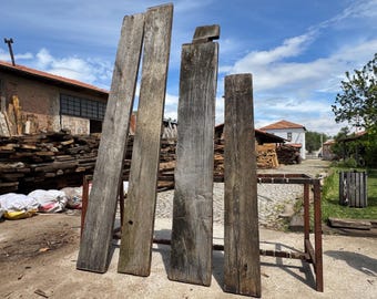 Reclaimed Chestnut Wood Board, Rustic Barn Wood Plank, Architectural Salvage Decor