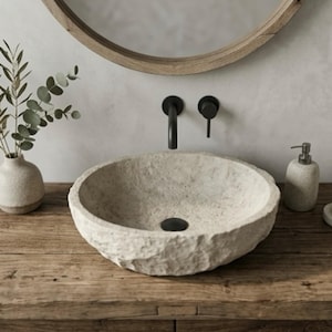 Reclaimed Oak Barnwood Bathroom Vanity – Handcrafted Rustic Farmhouse Vanity Cabinet image 12