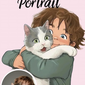 Custom Digital Portrait from a Photo