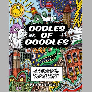 Oodles of Doodles 35 Page Digital Coloring Book