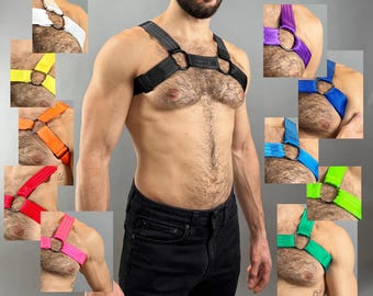 Made-to-order bulldog chest harness w/ options