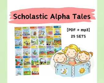 Alpha Tales ABC Book, 25 Alliterative Stories, Bedtime Stories,  Storytelling Pack, Toddler Printable Story Collection (PDF + MP3 Download)