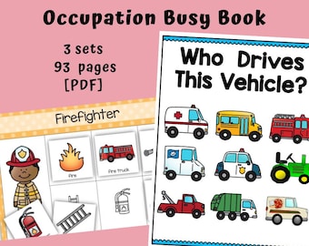 Occupation Community Helpers Activity Pack: Preschool Learning, Fine Motor Skills (PDF Download),  Fine Motor Skill, Preschool Activities