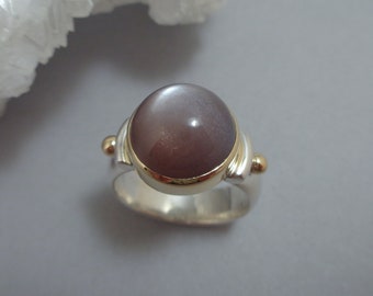 ROUND RING BEAD 6684 24 VINTAGE MOCHA METALLIC ACRYLIC 4x37mm