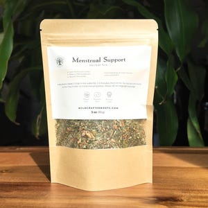 Menstrual Support | Herbal Tea, Loose Tea Blend, Organic
