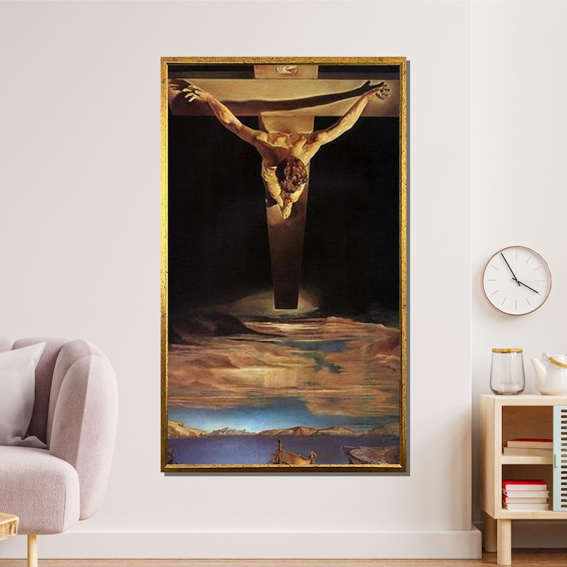 salvador-dal-crucifixion-canvas-surrealist-christ-art-print-etsy