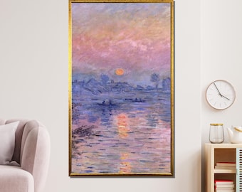 印象派風 水彩画 夕日　27cm24cm 印象派風 水彩画 夕日 27cm24cm 印象派風 水彩画 夕日 27cm24cm