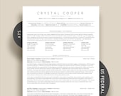 US Government Federal Jobs Resume Template, Google Docs Resume Template ATS Friendly Resume, Simple Clean Minimalist Resume Word, pages.