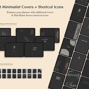 20+ minimalist cover and shortcut icos
Hyperlinked Dark Mode PDF for iPad & Tablet