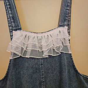 Distressed Faded Patch Overalls