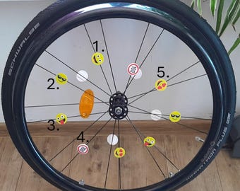 4er Set Rollstuhldeko oder Fahrraddeko für die Speichen