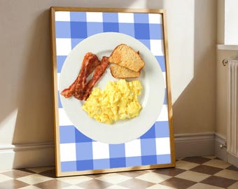 Ron Swanson Frukosttryck: Parks and Rec Köksväggkonst (digital nedladdning)