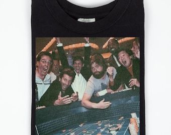 Vintage Hangover Movie Shirt Poker Scene Comfort Colors Unisex Graphic Cotton Tee