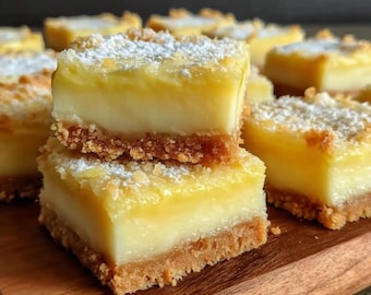 Best Recipe Creamy Lemon Squares Print Out: Printable Family Dessert (PDF Download)