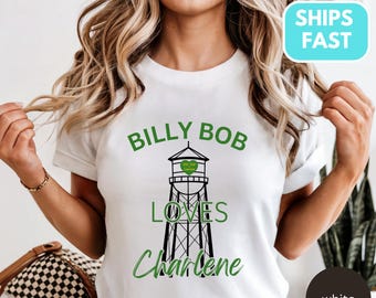 90s Country Music Shirt: Billy Bob Loves Charlene, Comfort Colors Tee