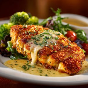 Parmesan Crusted Chicken Recipe: Longhorn Copycat (Printable PDF Download)
