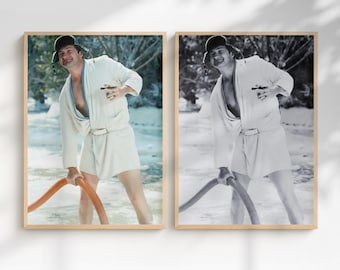 Cousin Eddie Print, Christmas Vacation Funny Bathroom Art (Digital Download)