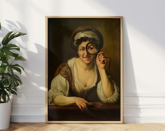 Funny Victorian Bathroom Print: Humorous Toilet Art (Digital Download