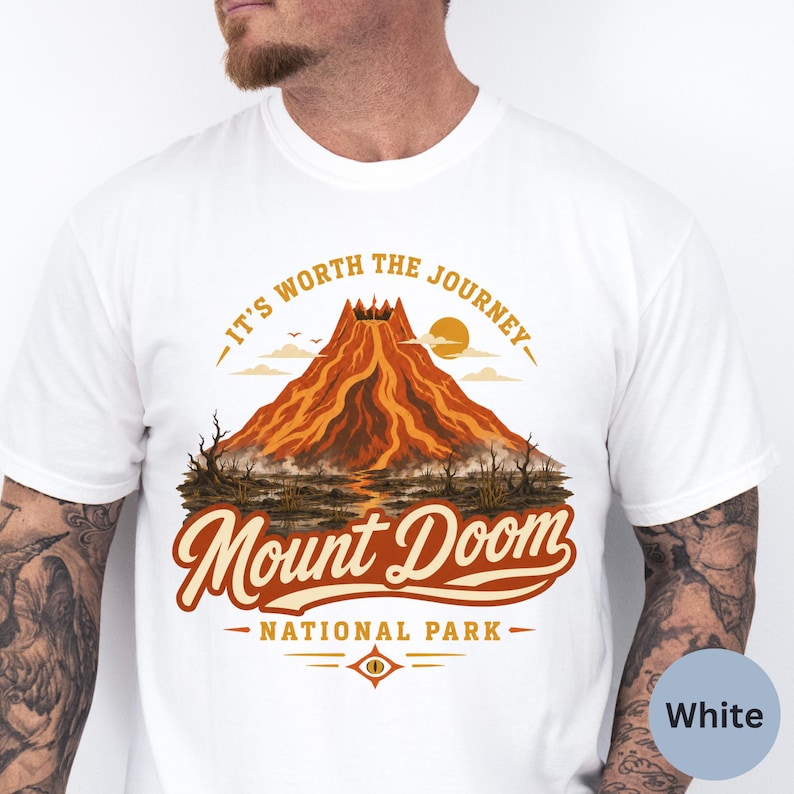 Funny LOTR Shirt, Mount Doom National Park, Comfort Colors Unisex ...