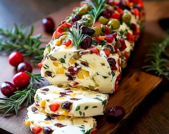 Best Recipe Antipasto Cream Cheese Log Print Out: Festive Family Appetizer (Printable PDF Download