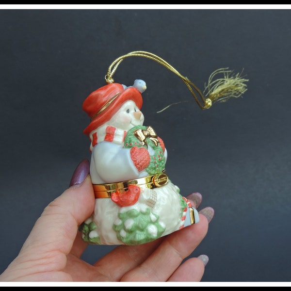 Lenox Snowman Christmas Ornaments Etsy