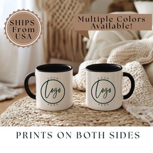 Custom Mug With Your Logo, Custom Logo Mug - Custom Logo Coffee Cups, Employee Appreciation Mug, Team Gift for Employee, Coffee Cup Gift