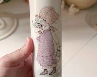 Vintage Holly Hobbie porcelain Vase